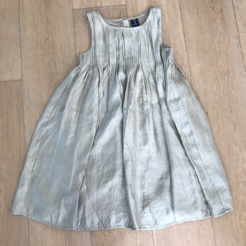 Gap kids silver party dress